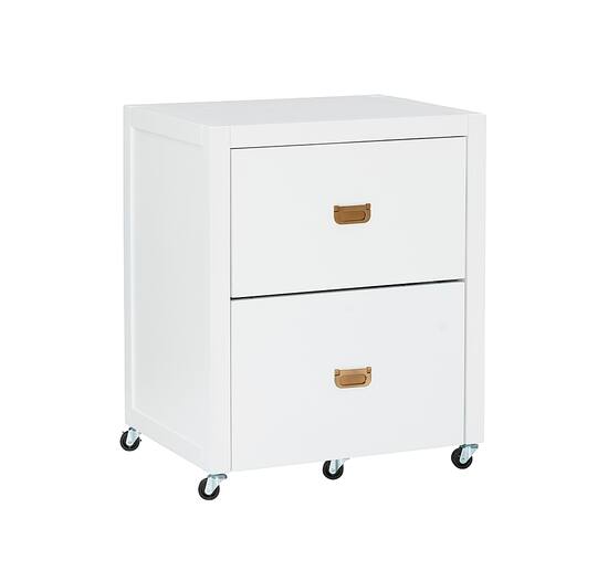 Linon Home Décor Penrose Rolling File Cabinet With Adjule Rails White Paint Gold Hardware Bstb244 Best