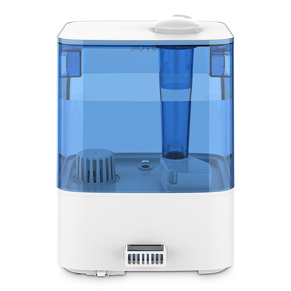 Back View: HoMedics - TotalComfort Deluxe 1.38 Gallon Top-Fill Ultrasonic Humidifier - White