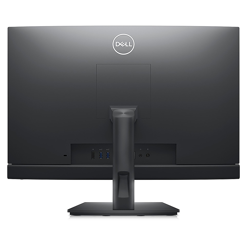 Back View: Dell - OptiPlex 7000 23.8" All-In-One - Intel Core i5 - 16 GB Memory - 256 GB SSD - Dark Gray