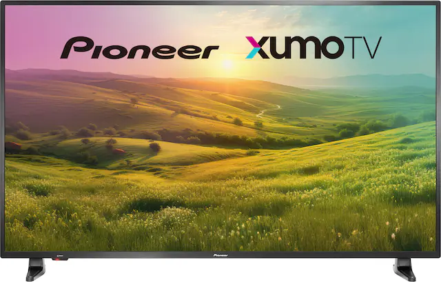 Front. Pioneer - 55" Class LED 4K UHD Smart Xumo TV - Black.