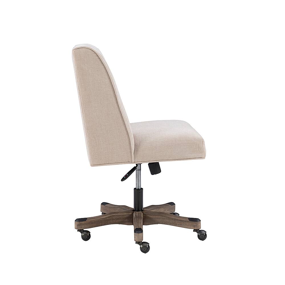 Natural wood best sale office chair