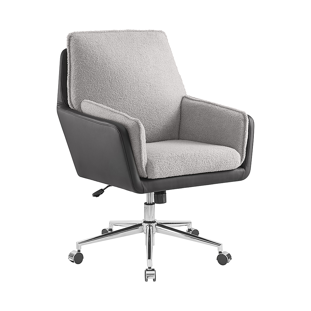 Scranton & Co Fabric Posture Office Chair with Adjustable Arms in Gray, 1 -  Kroger