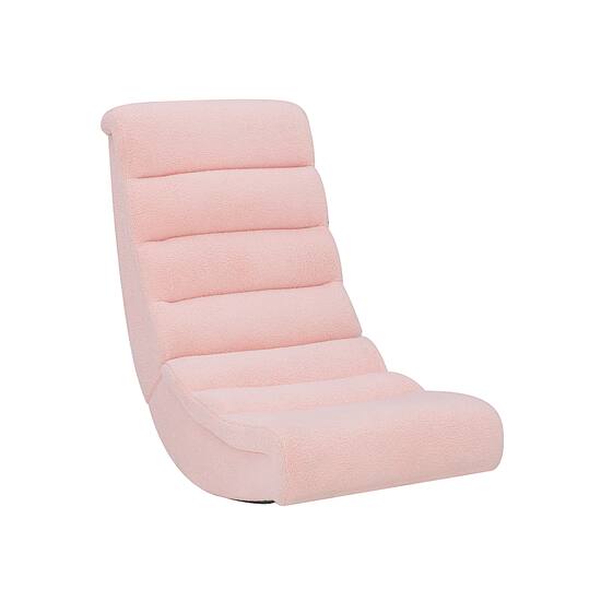 Linon Home D cor Kendon Plush Faux Sherpa Rocking Gaming