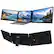 Front. INVZI - MagHub Dual 15.6" Laptop Screen Extender - Triple Screen Portable Monitor with Dual FHD IPS Displays, USB-C & HDMI.