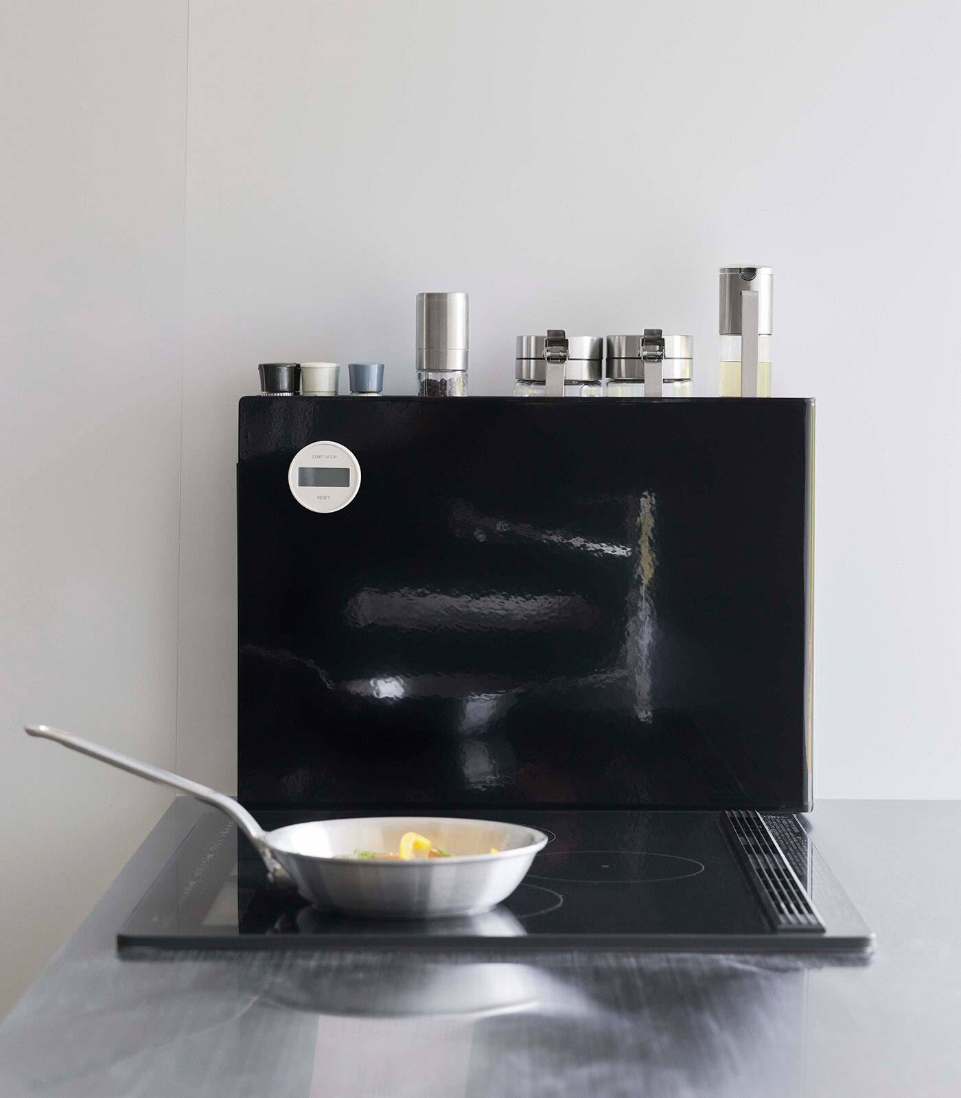 Alt View 10. Yamazaki Home - Sliding Drawer Seasoning Rack - Steel - Black.