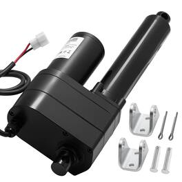 VEVOR - 12V Linear Actuator, 7.87 Inch Ultra Heavy-Duty 2023lbs/9000N Linear Motion Actuator, IP65 Waterproof 0.2"/s - Black