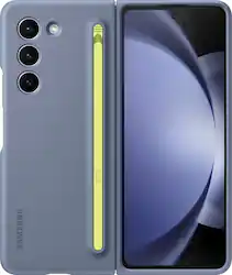Samsung - Galaxy Z Fold5 Slim S Pen Case - Icy Blue - Front_Zoom