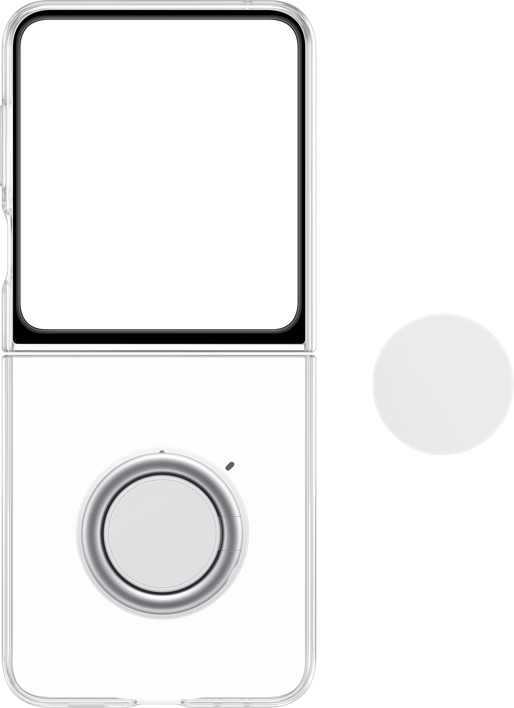 Alt View 13. Samsung - Galaxy Z Flip5 Gadget Case - Clear.