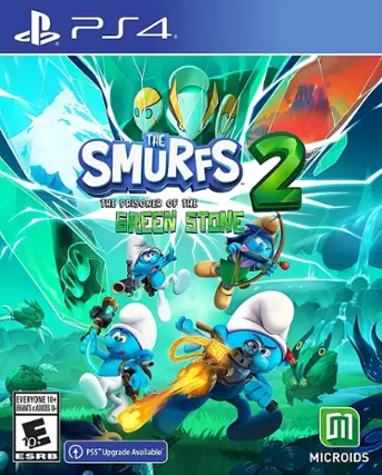 Front. Microids - The Smurfs 2: Prisoner of the Green Stone. - E10+ (Everyone 10+)