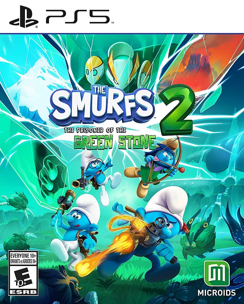 Front. Microids - The Smurfs 2: Prisoner of the Green Stone.