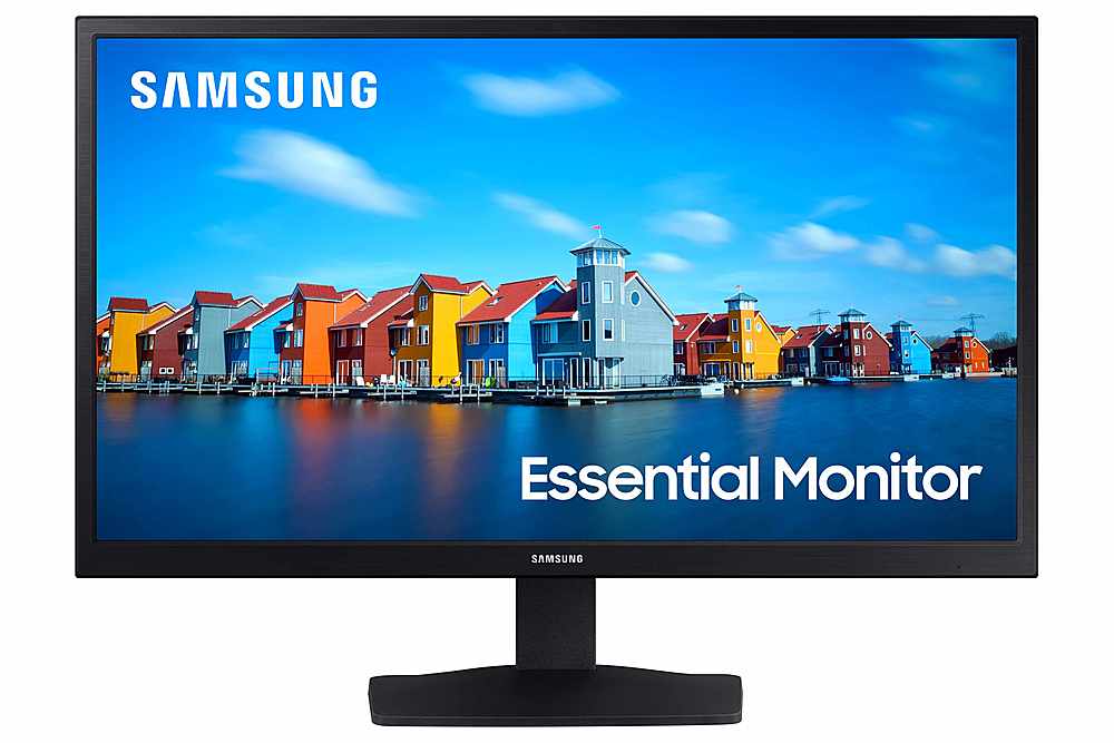 Alt View 14. Samsung - S33A 22” LED FHD Monitor (HDMI, D-sub) - Black.