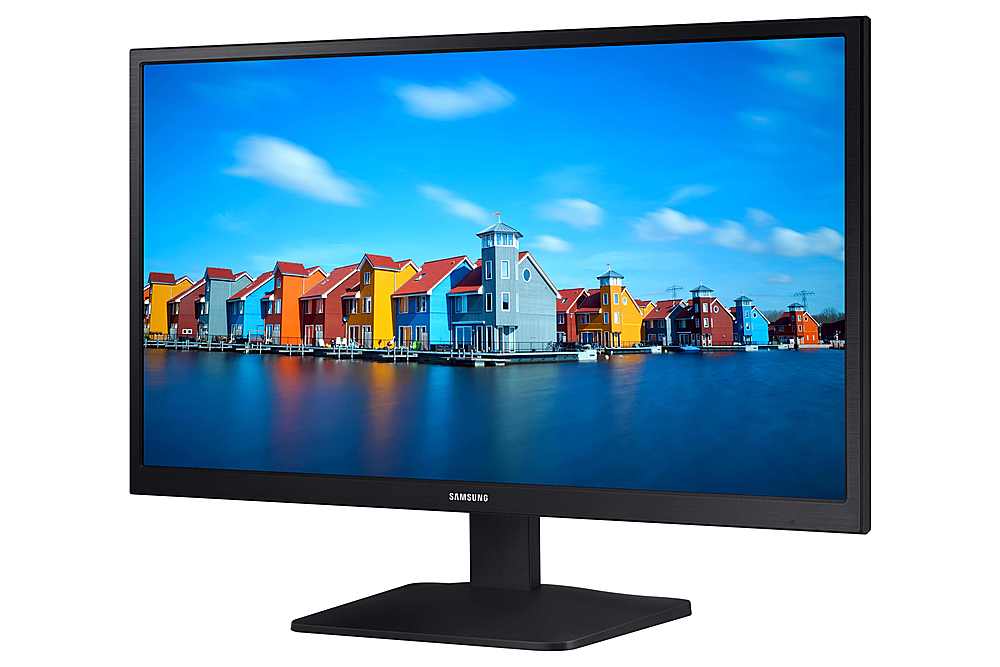Alt View 16. Samsung - S33A 22” LED FHD Monitor (HDMI, D-sub) - Black.