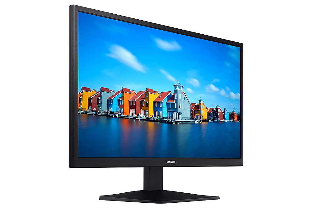 Alt View 1. Samsung - S33A 22” LED FHD Monitor (HDMI, D-sub) - Black.