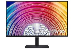 Samsung - ViewFinity S60A 32” LED QHD FreeSync Monitor with HDR10 (HDMI, DisplayPort, USB) - Front_Zoom