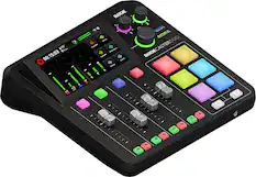 Front. RØDE - RØDECaster Duo Integrated Audio Production Studio - Black.