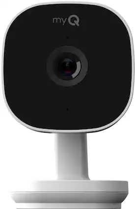 Front. Chamberlain - myQ Smart Garage Security Camera - White.