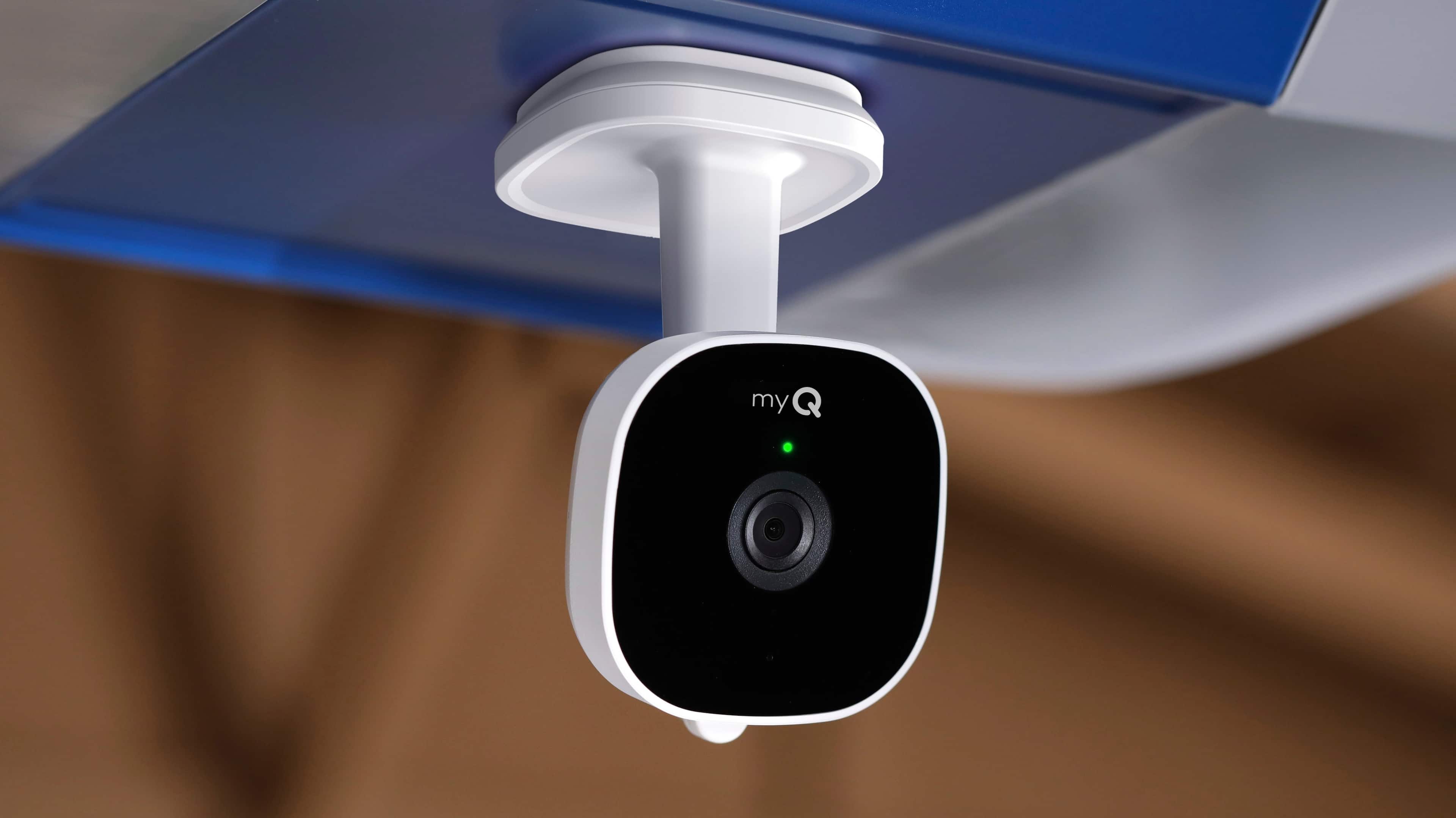 Alt View 13. Chamberlain - myQ Smart Garage Security Camera - White.