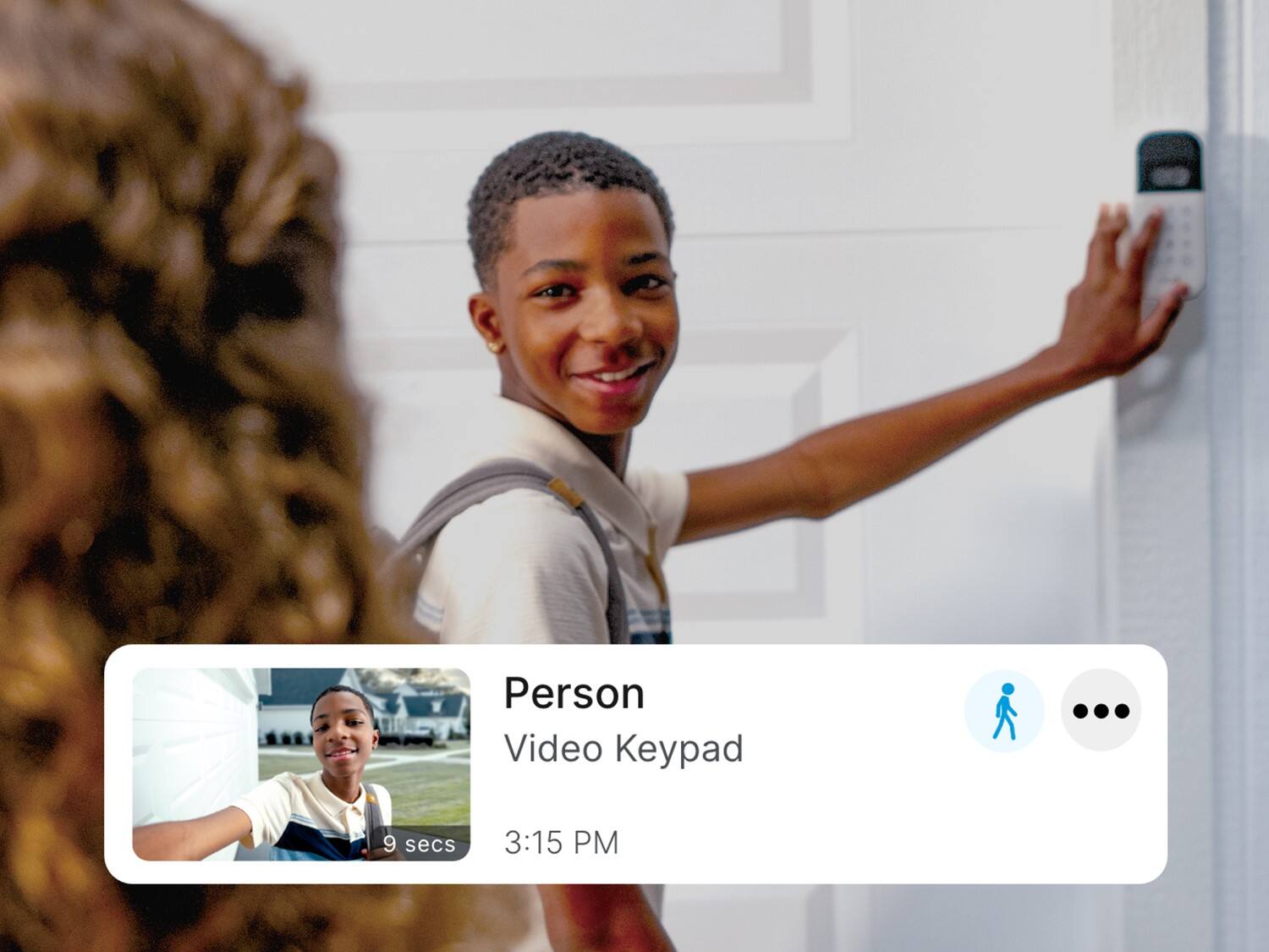 Alt View 13. Chamberlain - MyQ Smart Garage Video Keypad – Battery Operated - White.