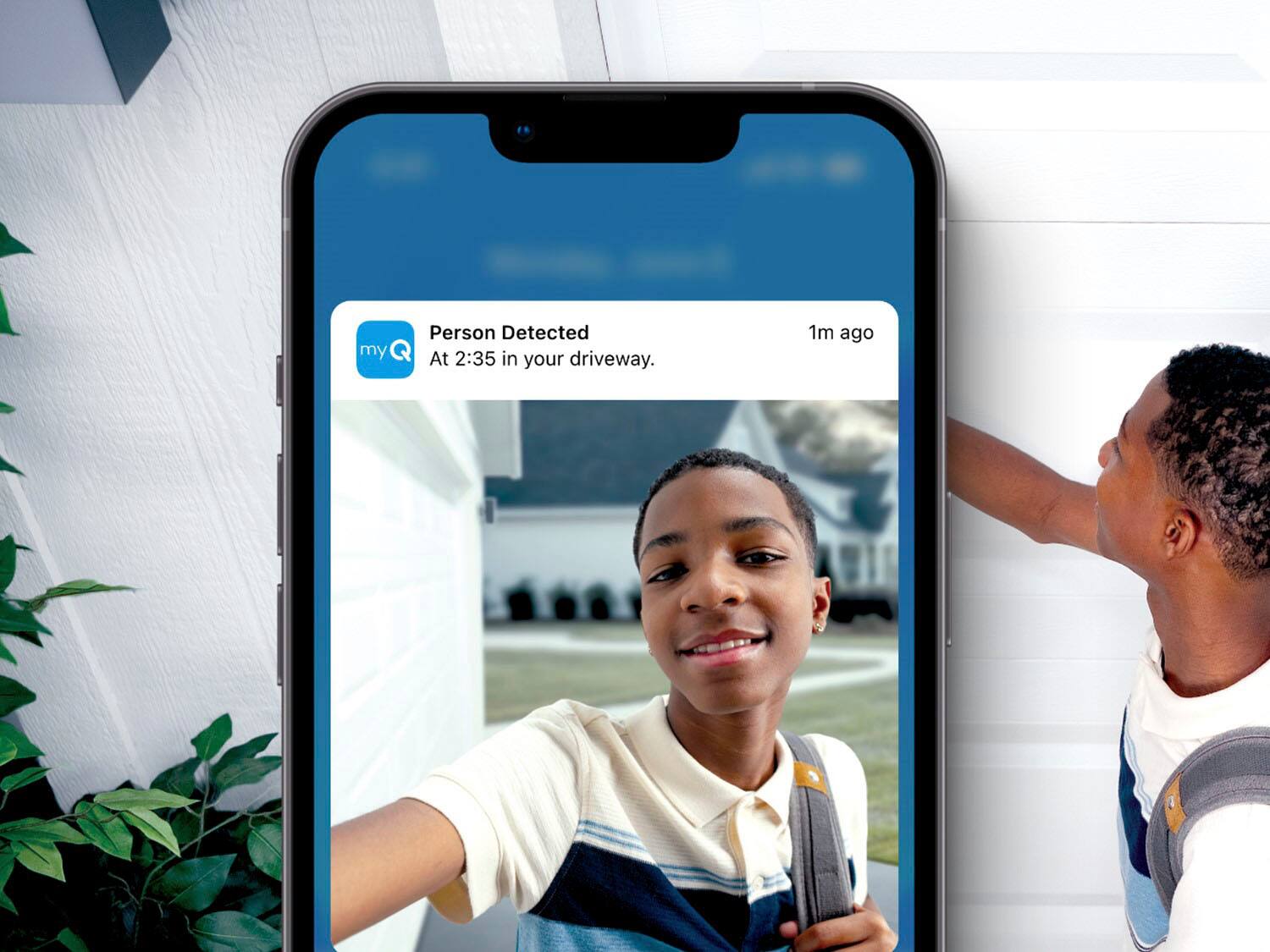 Alt View 15. Chamberlain - MyQ Smart Garage Video Keypad – Battery Operated - White.