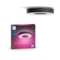 Philips - Hue Infuse Ceiling Light - Black - Front_Zoom