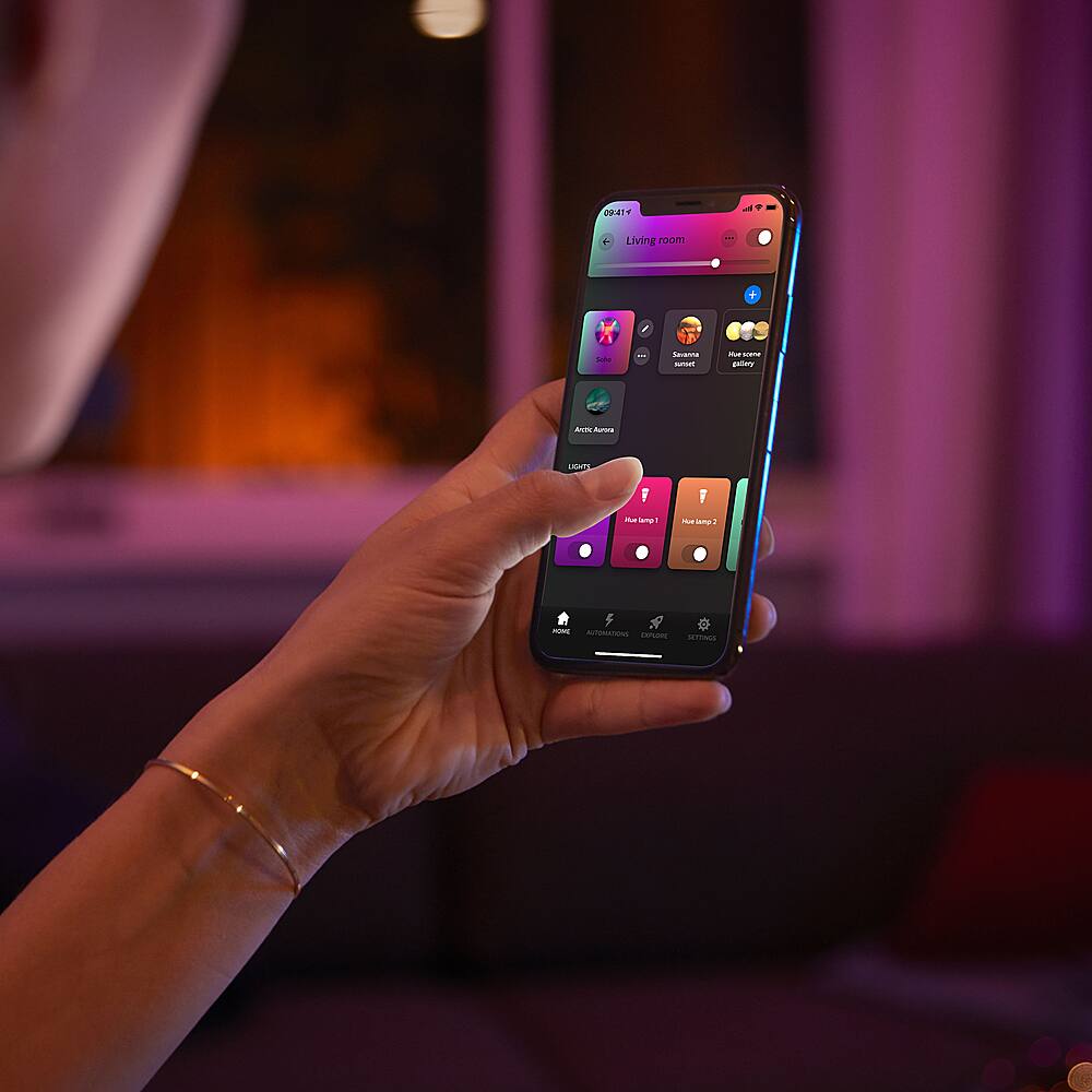 Alt View 13. Philips - Hue Infuse Ceiling Light - Black.