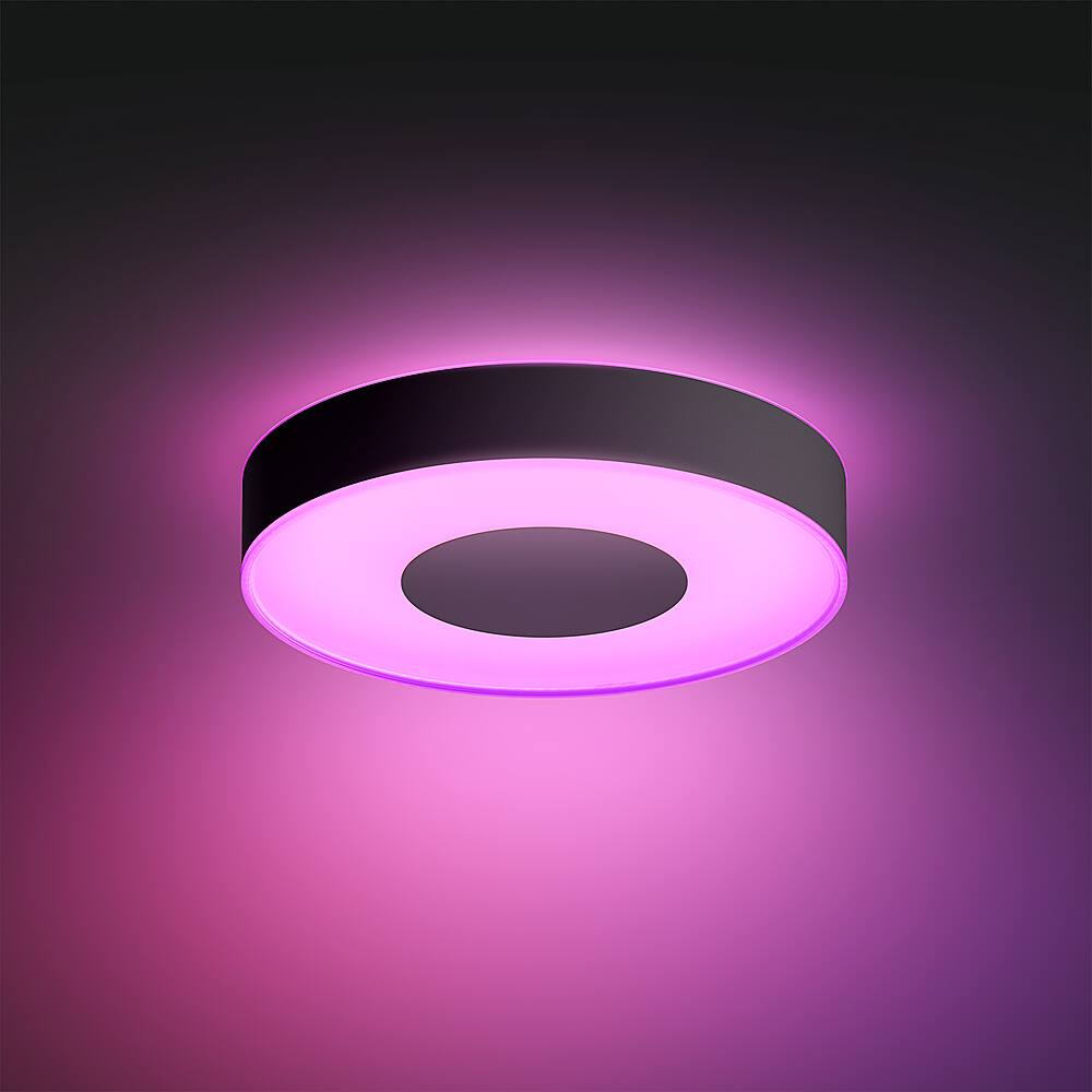 Left. Philips - Hue Infuse Ceiling Light - Black.