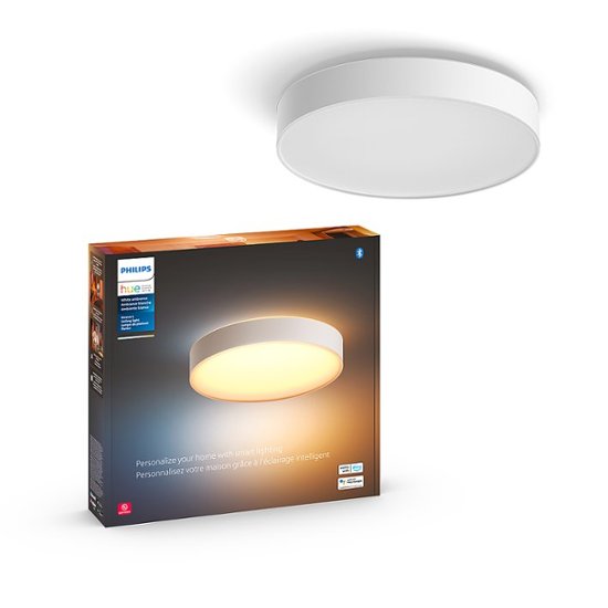 Philips Enrave Large Ceiling Lamp White 579813 Best Buy