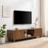Alt View 12. Walker Edison - 58" Mid-Century Modern Fluted-Door TV Stand for TVs up to 65" - Mocha.