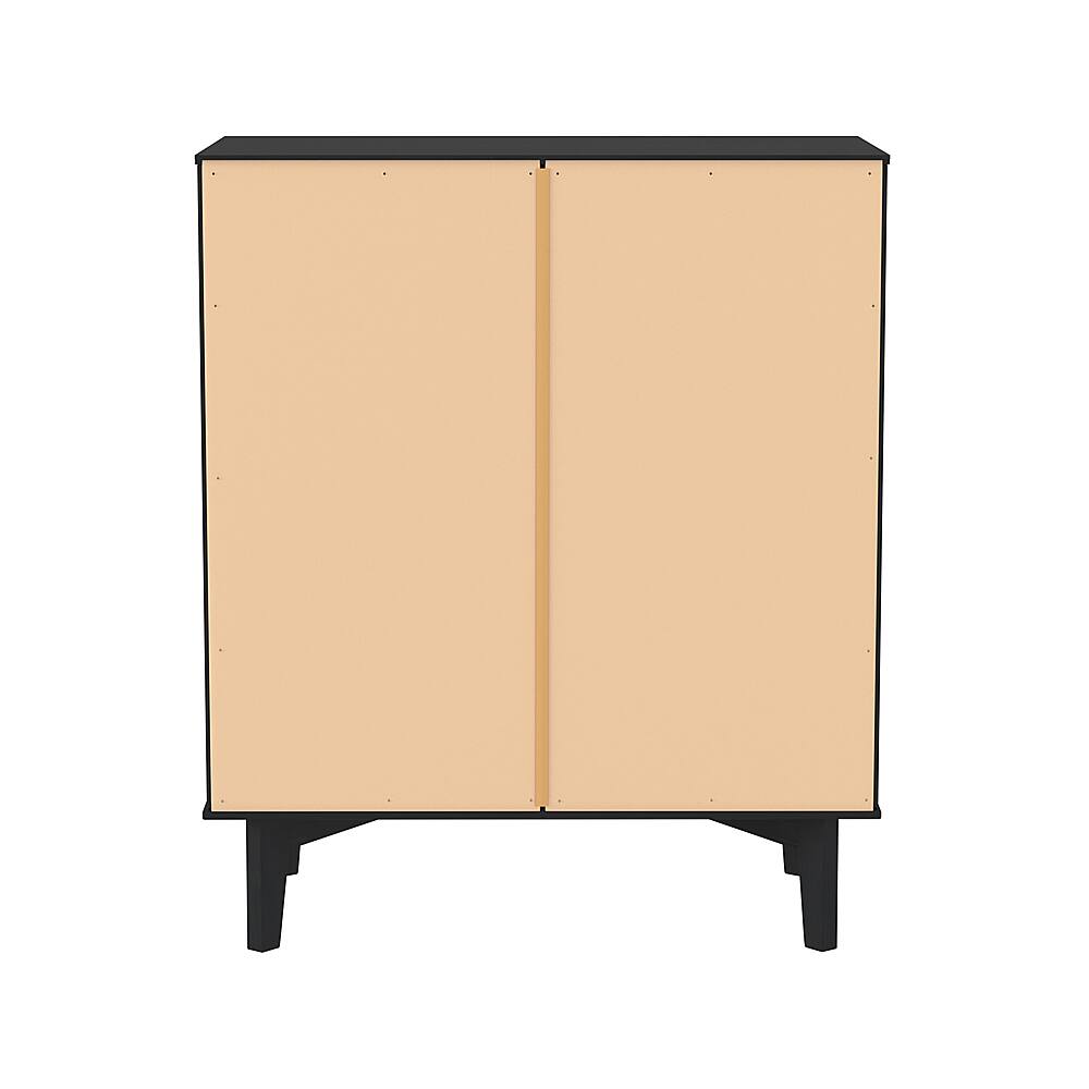 Best Buy Walker Edison Retro 3Drawer Solid Wood Dresser Black BBR3DSLDRBL