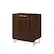 Angle. Walker Edison - Urban 4-Door Accent Cabinet - Dark Walnut.