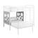 Left Zoom. Walker Edison - Modern L-Shape Twin Bunk Bed - White.