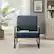 Alt View 11. Walker Edison - Modern Metal-Arm Accent Chair - Indigo Blue.