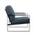 Alt View 31. Walker Edison - Modern Metal-Arm Accent Chair - Indigo Blue.