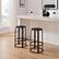 Alt View 13. Walker Edison - Modern Industrial Round Kitchen Stool - Black.