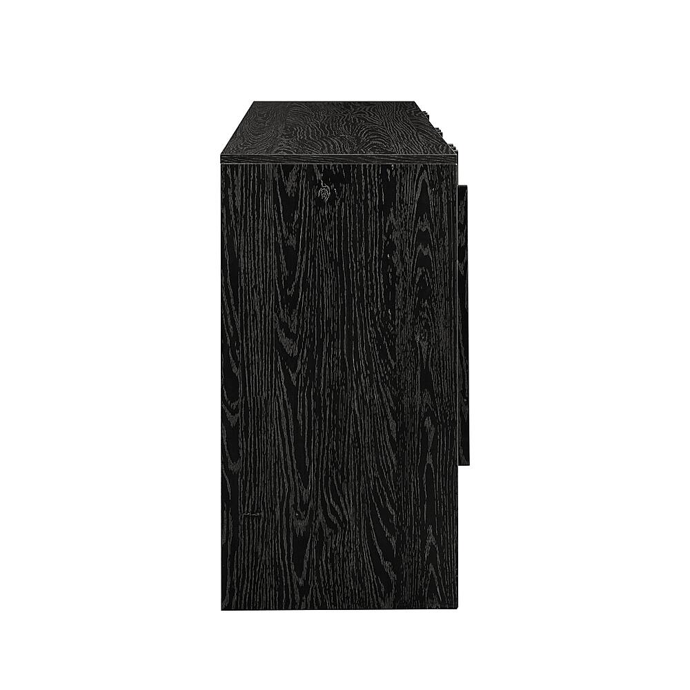 Alt View 31. Walker Edison - Contemporary Art Deco Vertical Detail Sideboard - Black.