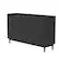 Angle. Walker Edison - Modern Minimalist 6-Drawer Solid Wood Dresser - Black.
