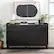 Alt View 11. Walker Edison - Modern Minimalist 6-Drawer Solid Wood Dresser - Black.