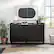 Alt View 37. Walker Edison - Modern Minimalist 6-Drawer Solid Wood Dresser - Black.