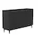 Left. Walker Edison - Modern Minimalist 6-Drawer Solid Wood Dresser - Black.