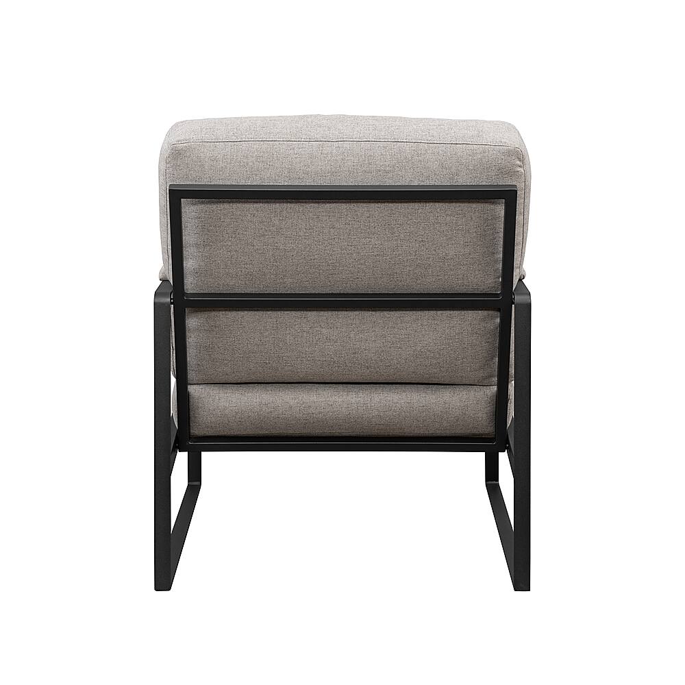 Walker Edison Modern MetalArm Accent Chair Mushroom BBHOU1OMS Best Buy