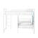 Alt View 24. Walker Edison - Modern L-Shape Twin Bunk Bed - White.