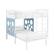 Left. Walker Edison - Modern L-Shape Twin Bunk Bed - White.