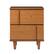 Front. Walker Edison - Modern Solid Wood 2-Drawer Nightstand - Caramel.