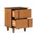 Alt View 26. Walker Edison - Modern Solid Wood 2-Drawer Nightstand - Caramel.