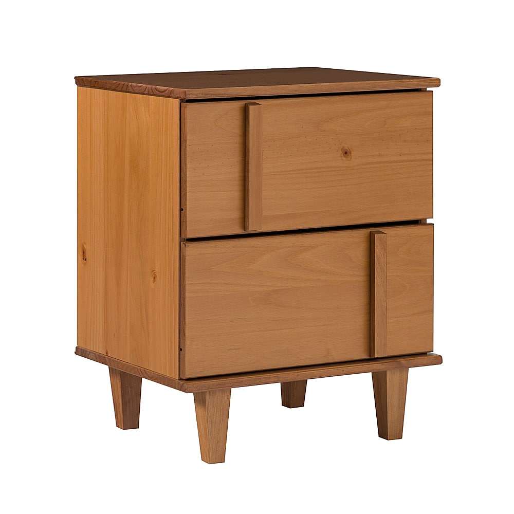 Walker edison drawer solid 2024 wood nightstand