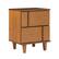 Left. Walker Edison - Modern Solid Wood 2-Drawer Nightstand - Caramel.