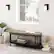 Alt View 12. Walker Edison - Modern Upholstered Bench - Black.