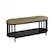 Left. Walker Edison - Modern Upholstered Bench - Black.