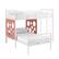 Left. Walker Edison - Modern L-Shape Twin Bunk Bed - White.