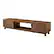 Angle. Walker Edison - 70" Mid-Century Modern Fluted-Door TV Stand for TVs up to 80" - Mocha.